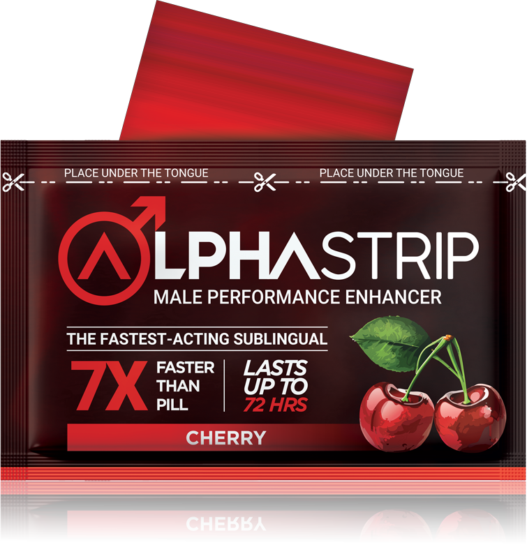 AlphaStrip Big Daddy All Natural Sublingual Strips Gummies